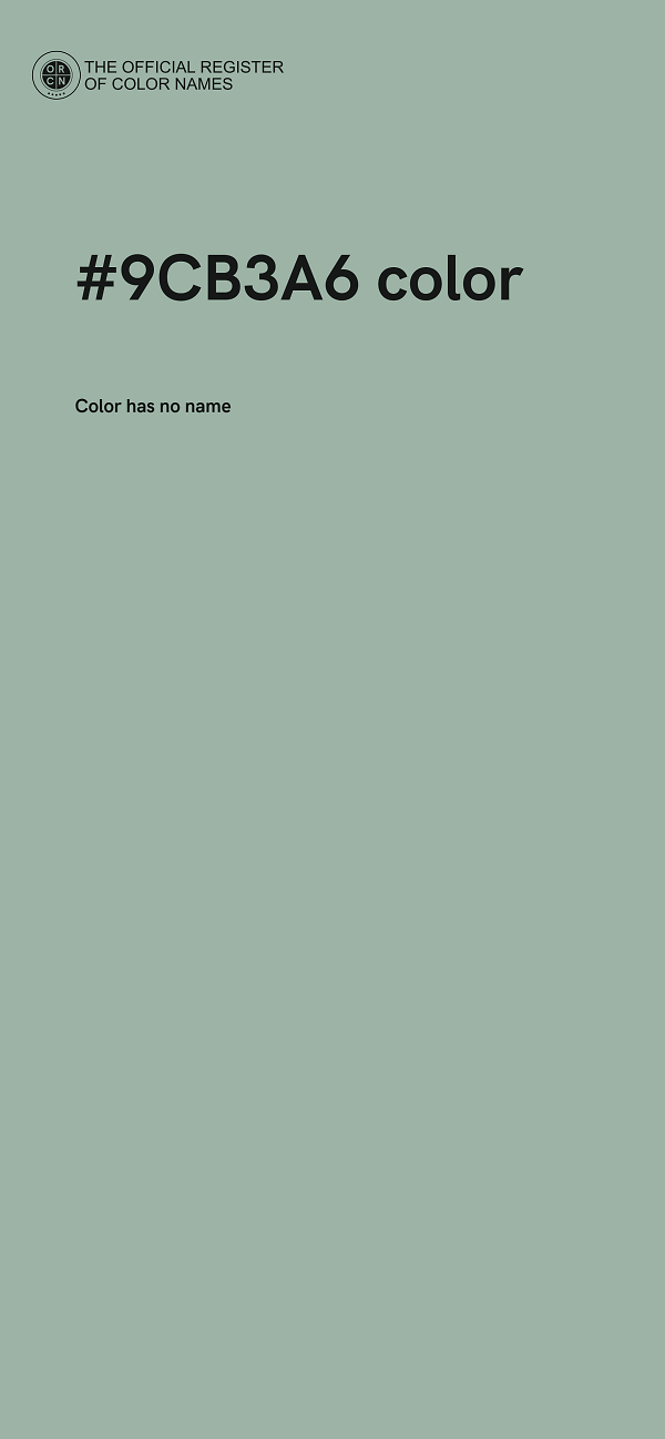 #9CB3A6 color image