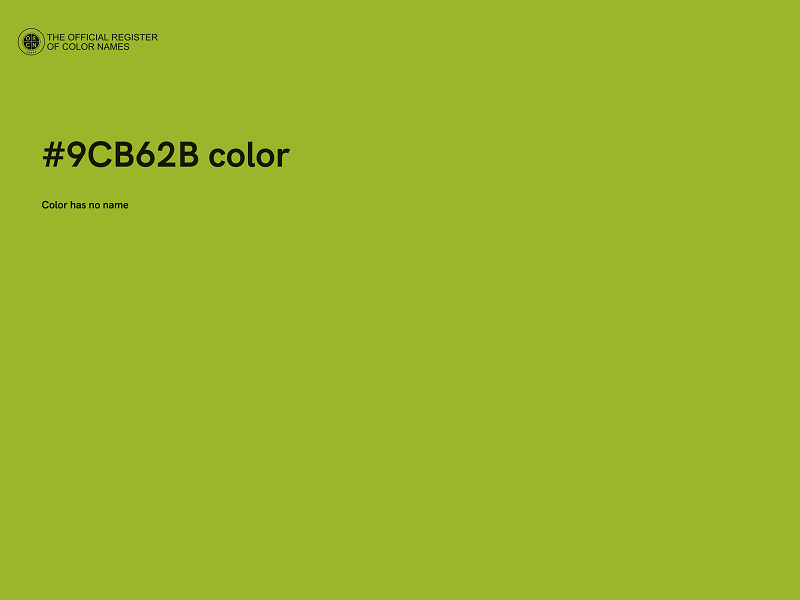 #9CB62B color image