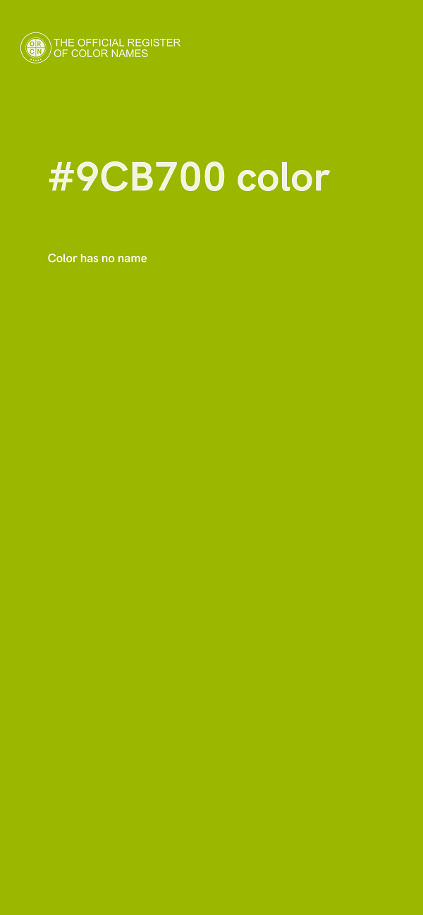 #9CB700 color image