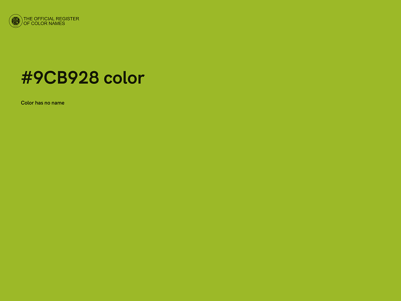 #9CB928 color image