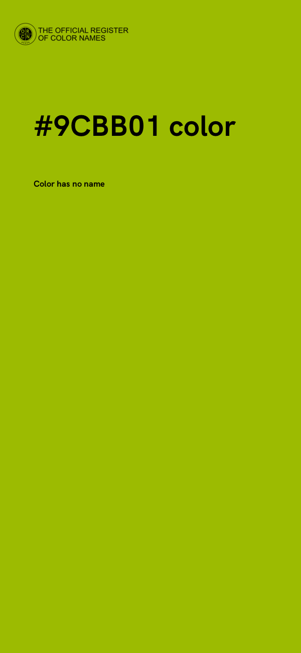 #9CBB01 color image