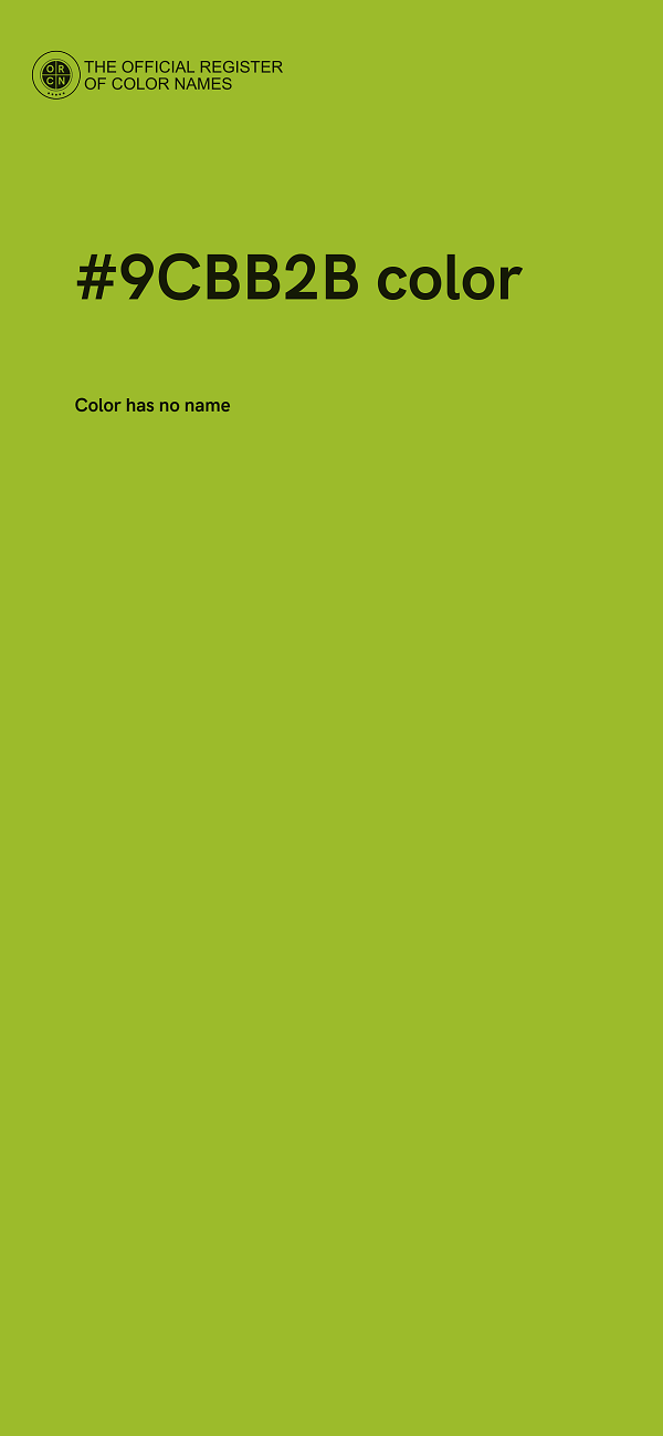#9CBB2B color image