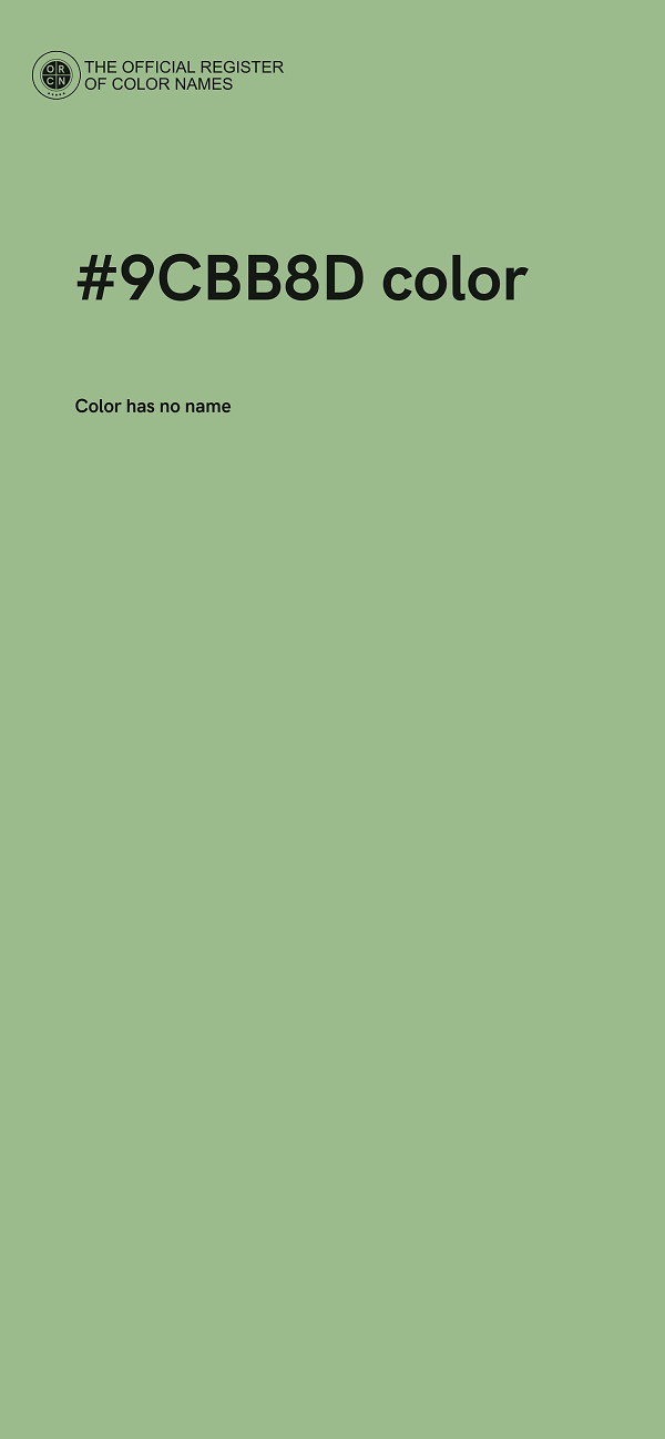 #9CBB8D color image