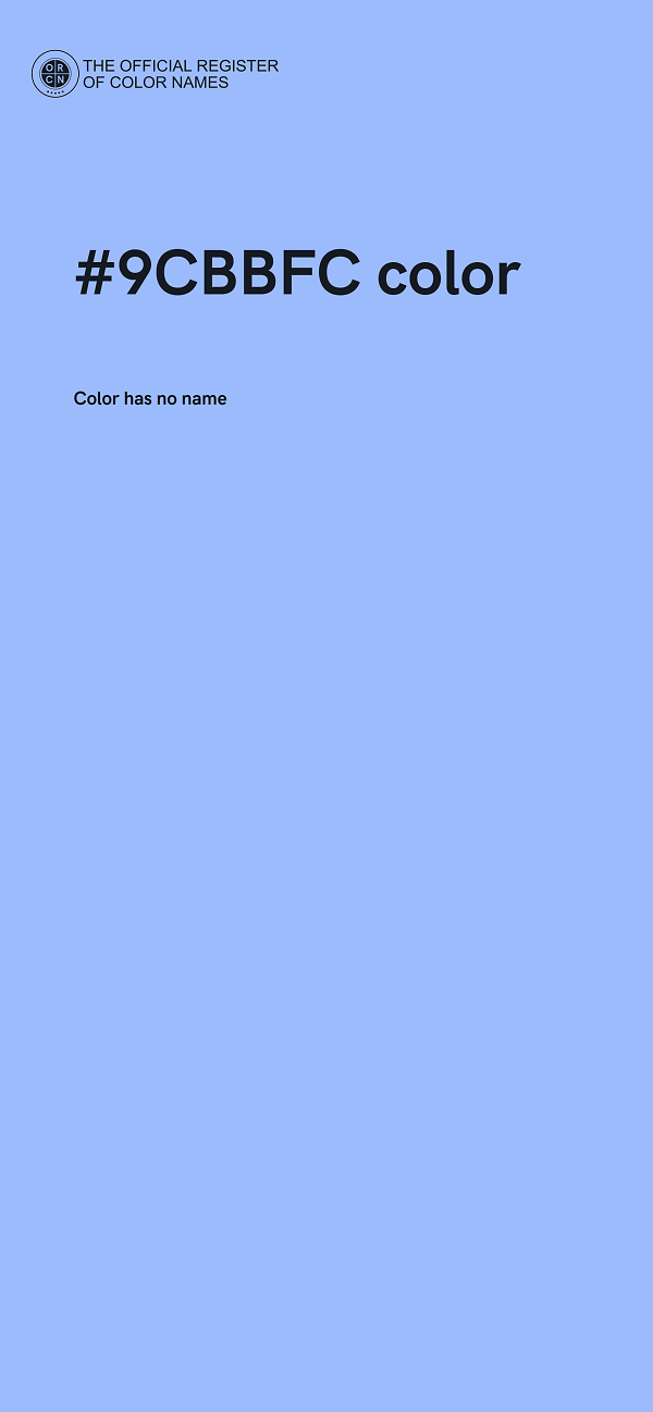 #9CBBFC color image