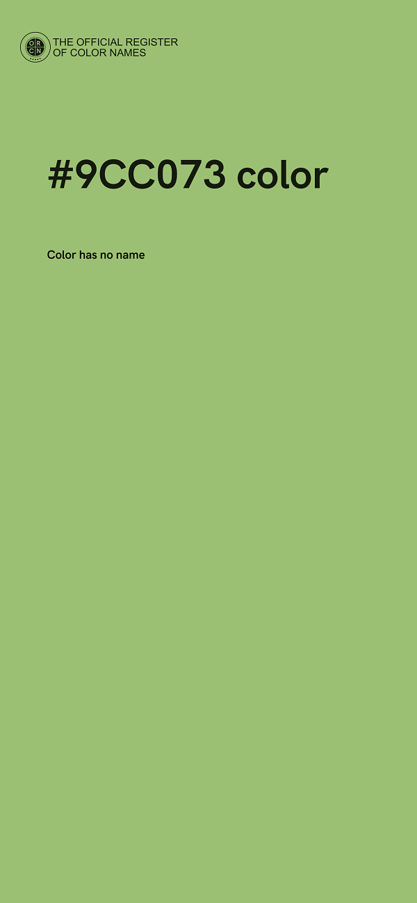 #9CC073 color image
