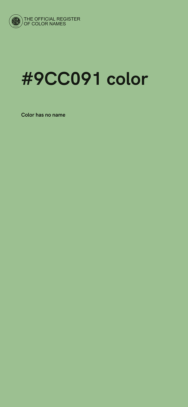 #9CC091 color image