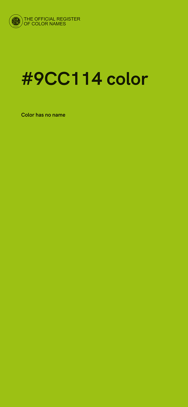 #9CC114 color image
