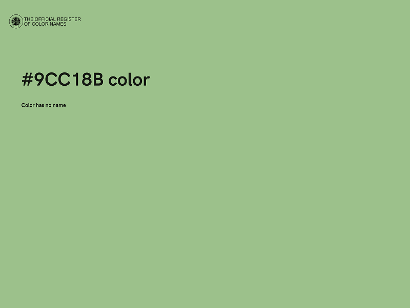 #9CC18B color image