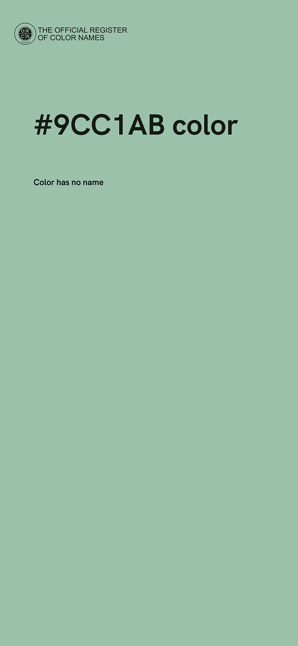 #9CC1AB color image