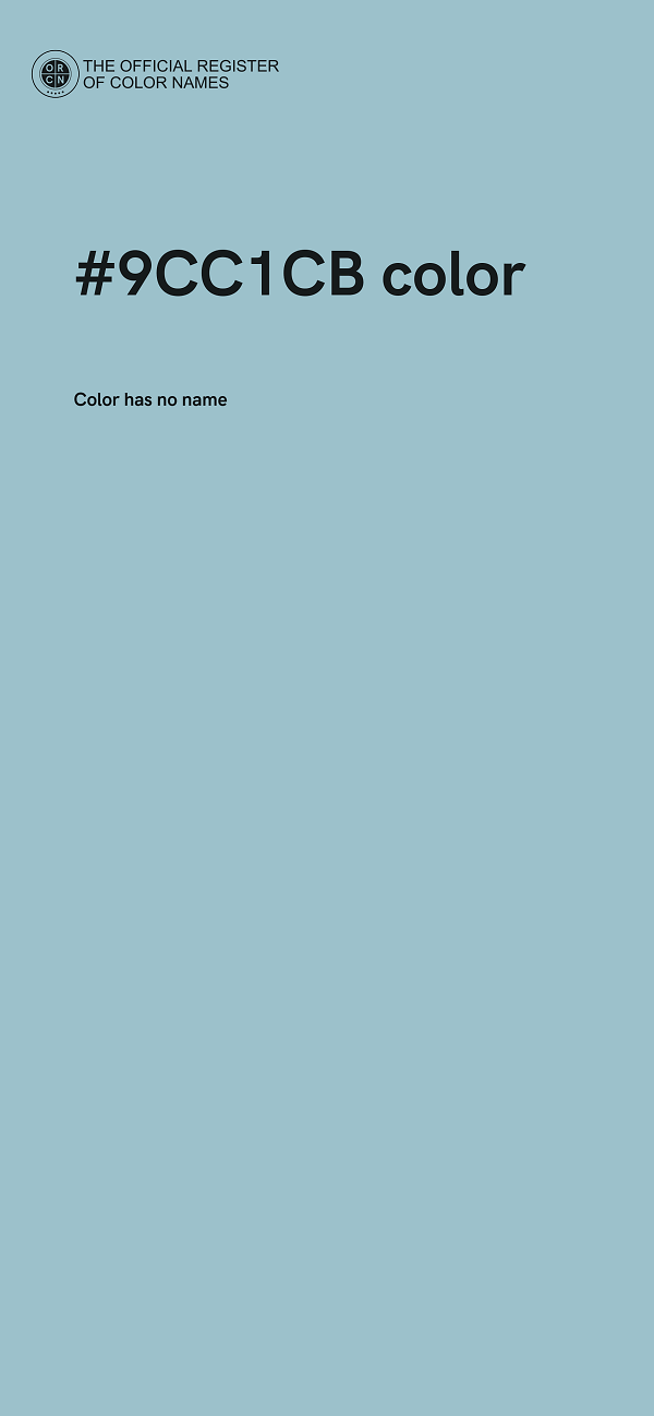 #9CC1CB color image