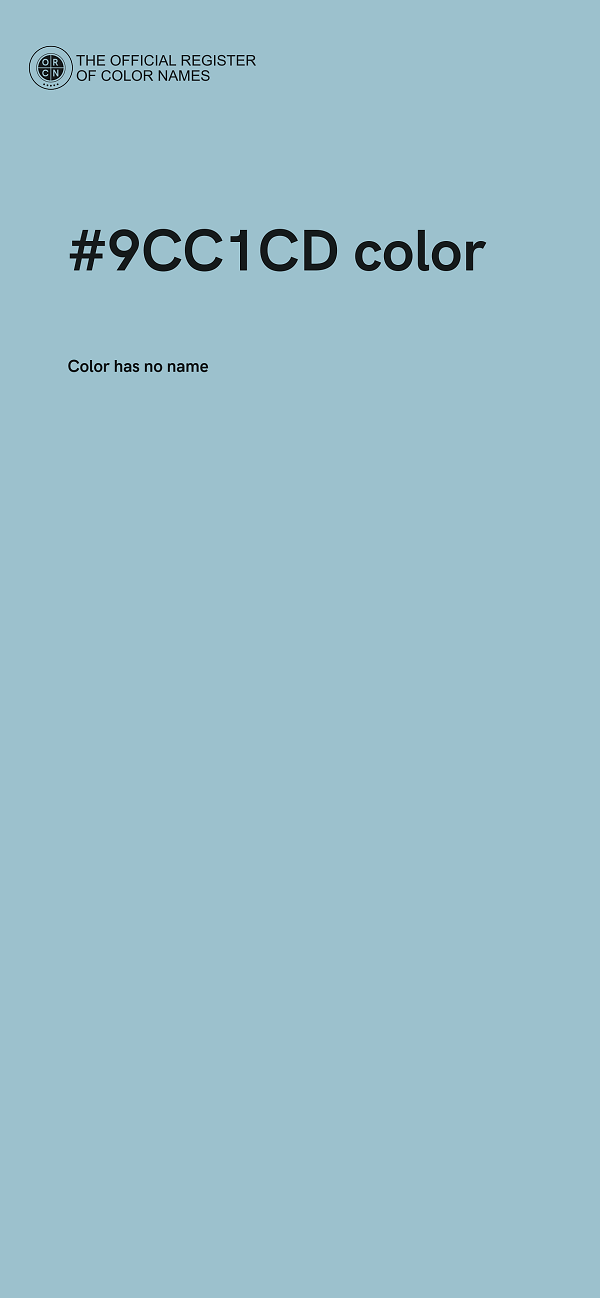 #9CC1CD color image