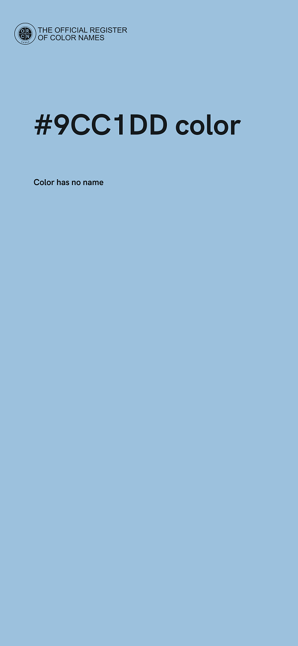 #9CC1DD color image