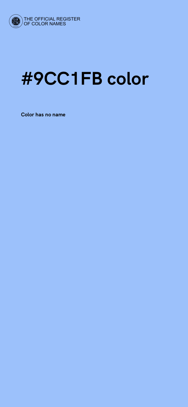#9CC1FB color image