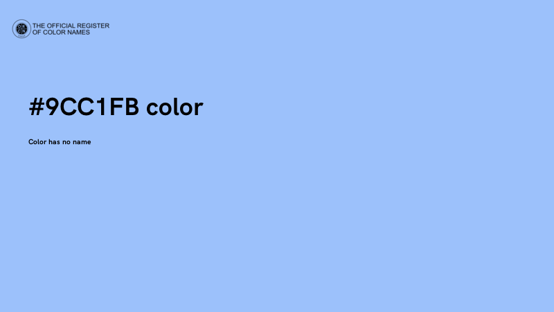 #9CC1FB color image