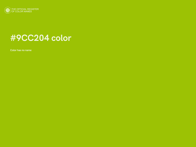 #9CC204 color image