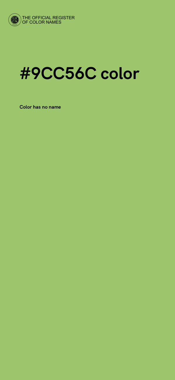 #9CC56C color image