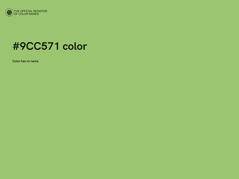 #9CC571 color image