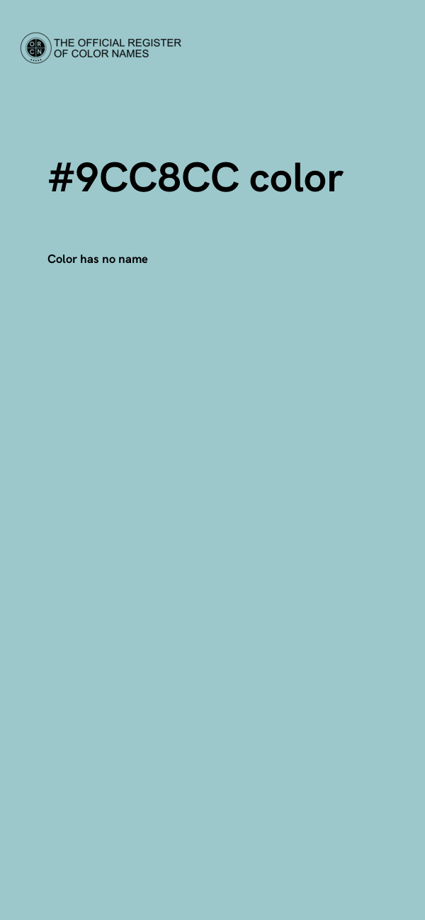 #9CC8CC color image