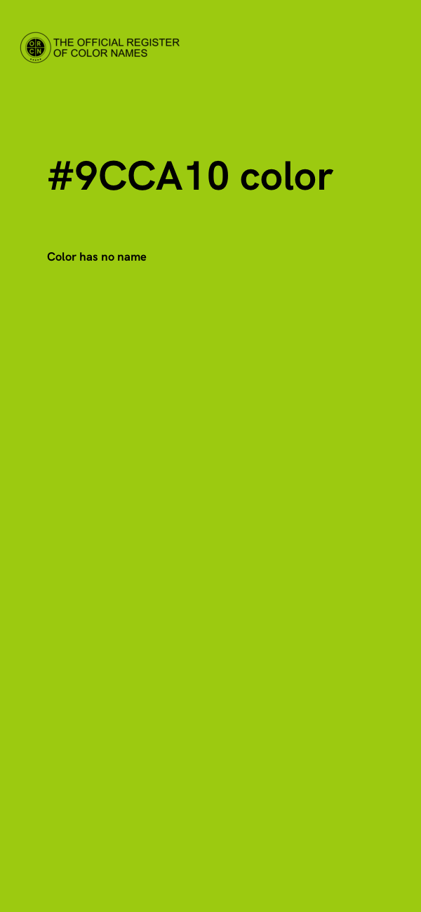 #9CCA10 color image