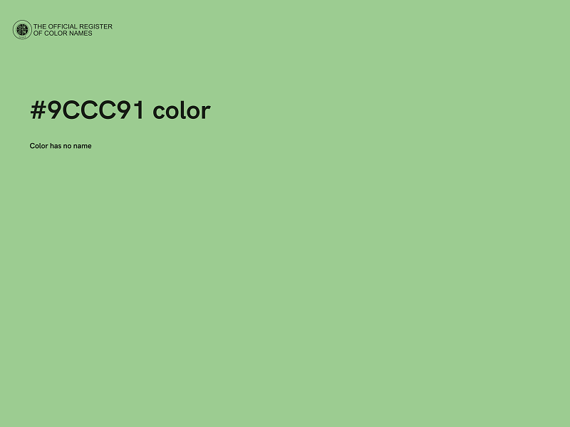 #9CCC91 color image