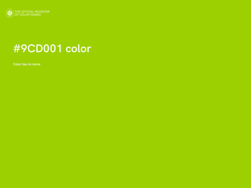 #9CD001 color image
