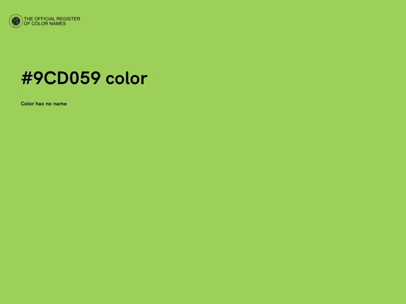 #9CD059 color image