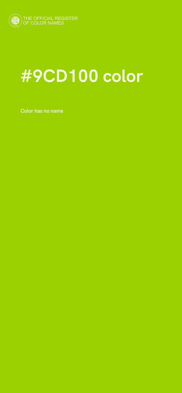 #9CD100 color image