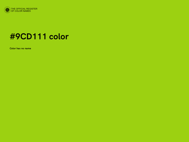 #9CD111 color image