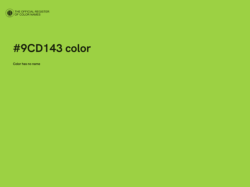 #9CD143 color image