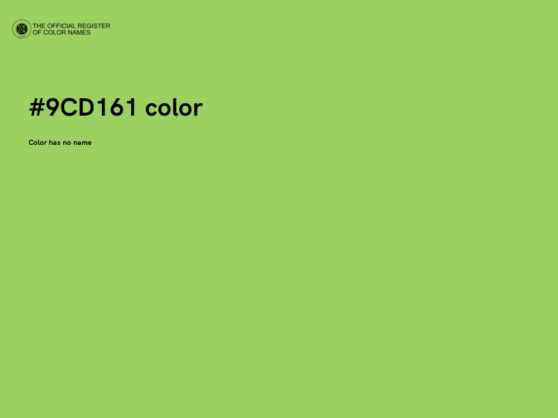 #9CD161 color image