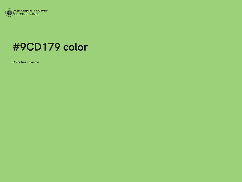 #9CD179 color image