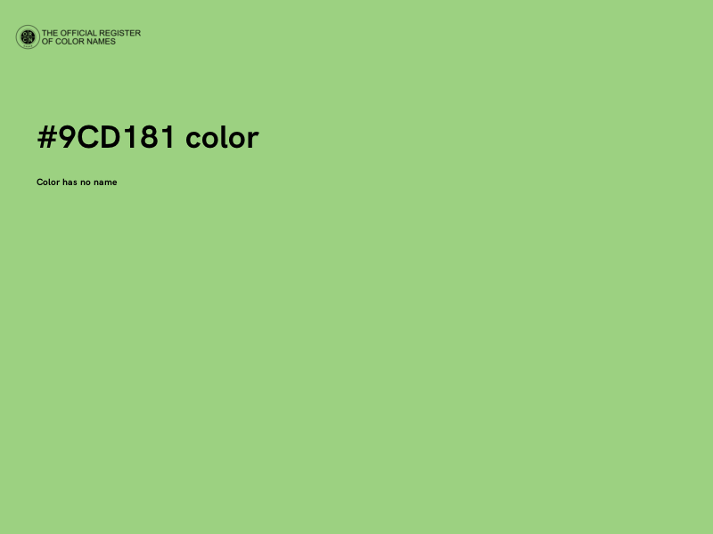 #9CD181 color image