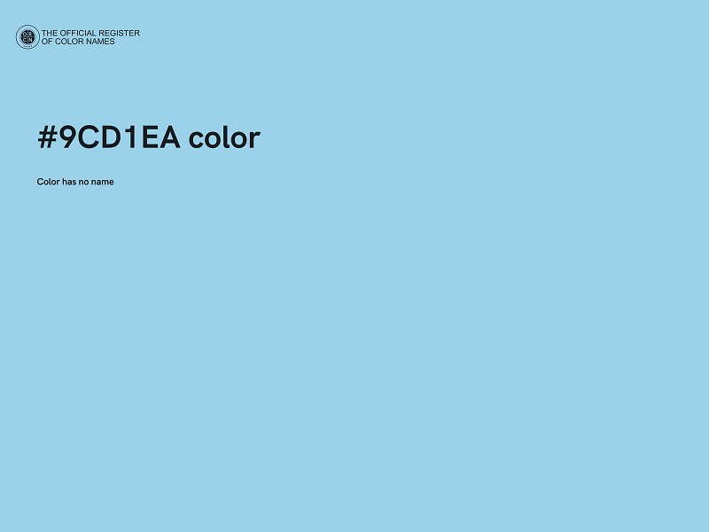 #9CD1EA color image