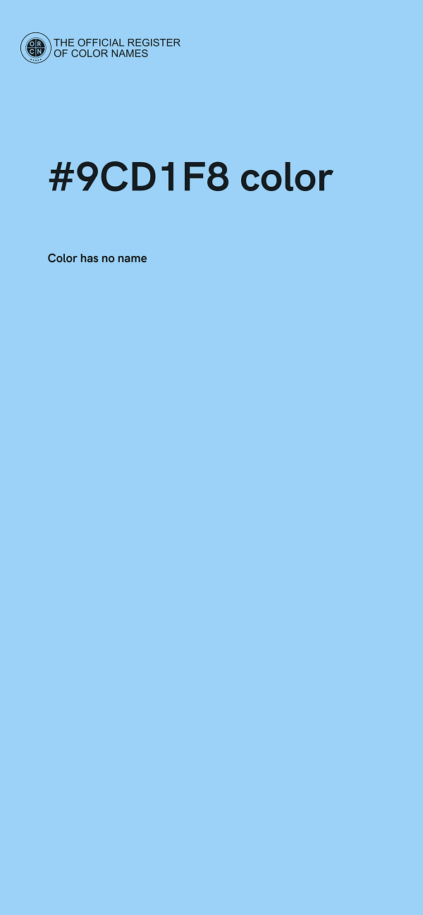 #9CD1F8 color image