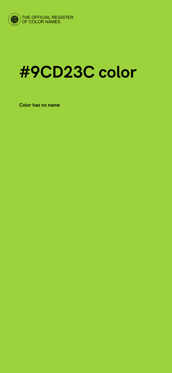#9CD23C color image