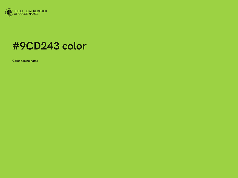 #9CD243 color image