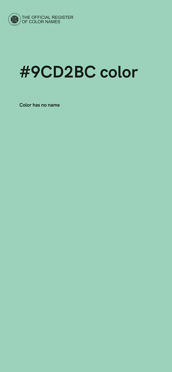 #9CD2BC color image