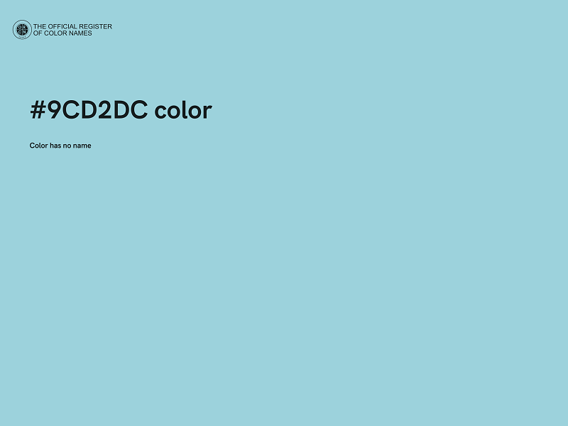 #9CD2DC color image