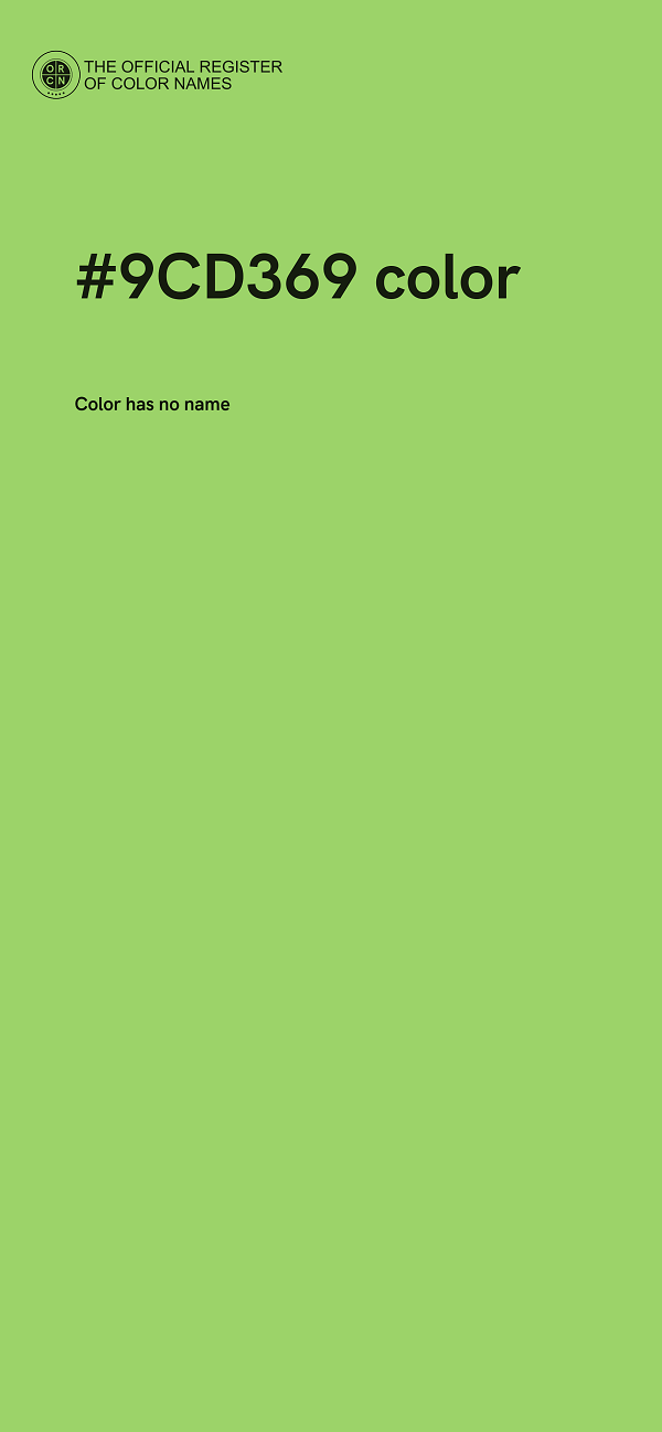 #9CD369 color image