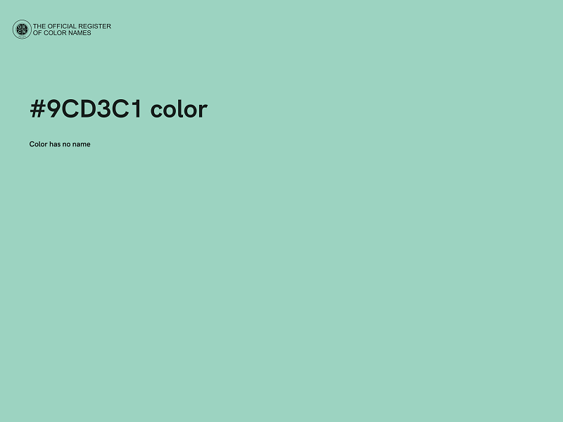 #9CD3C1 color image