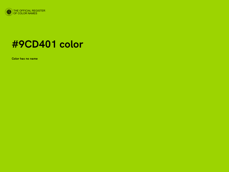 #9CD401 color image