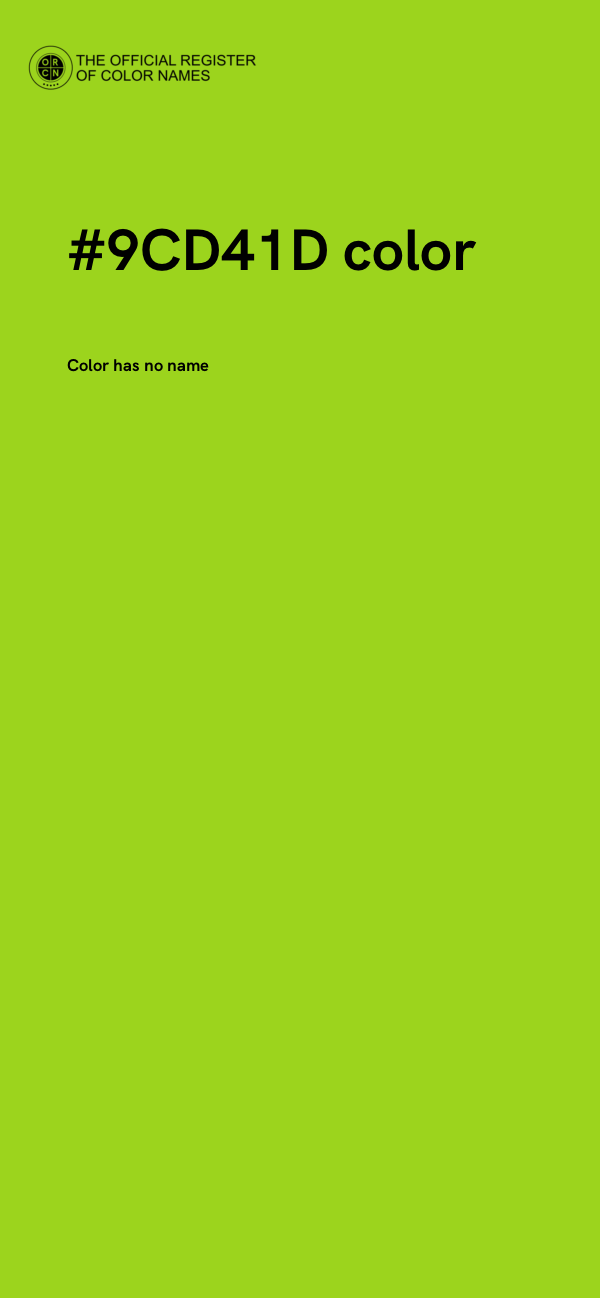 #9CD41D color image