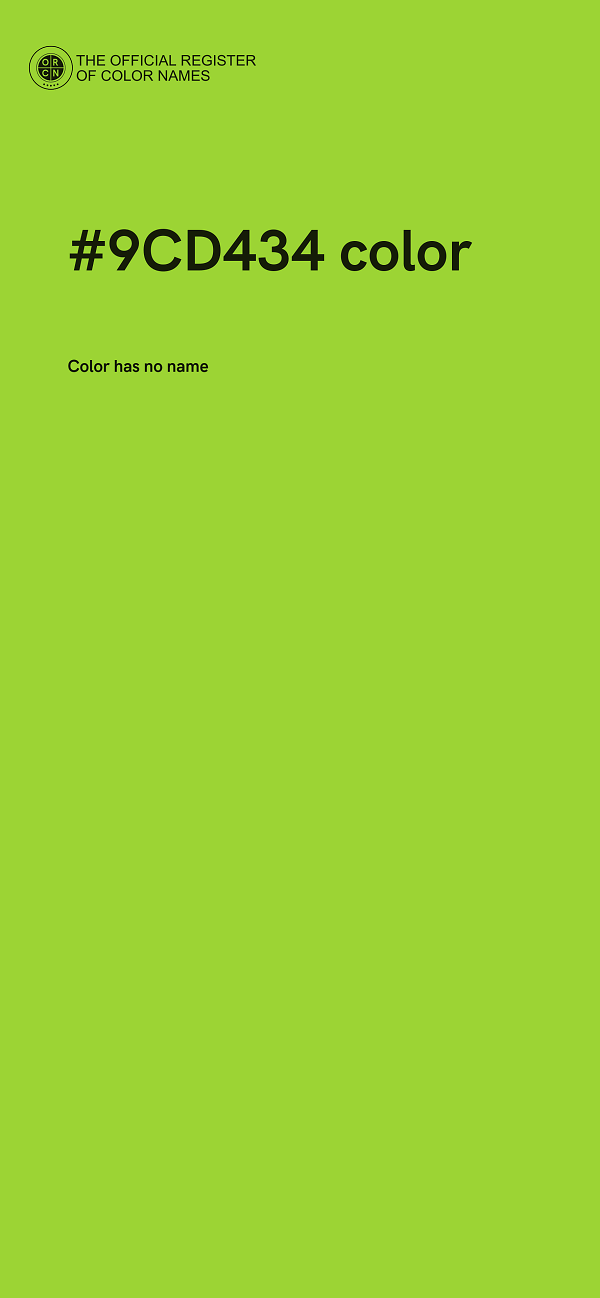 #9CD434 color image