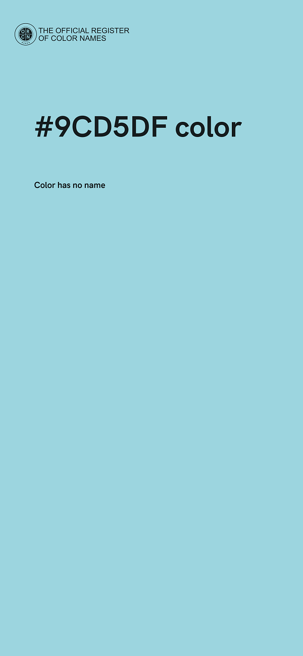 #9CD5DF color image