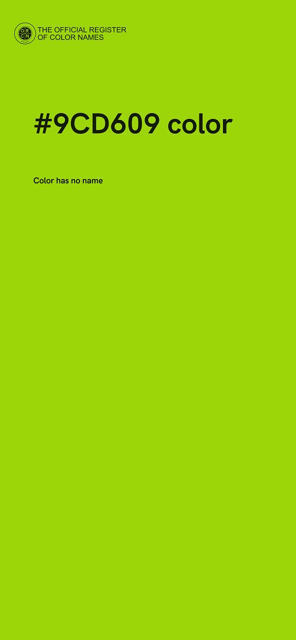 #9CD609 color image