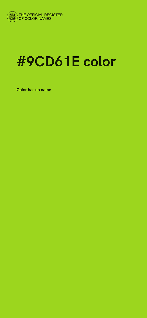 #9CD61E color image