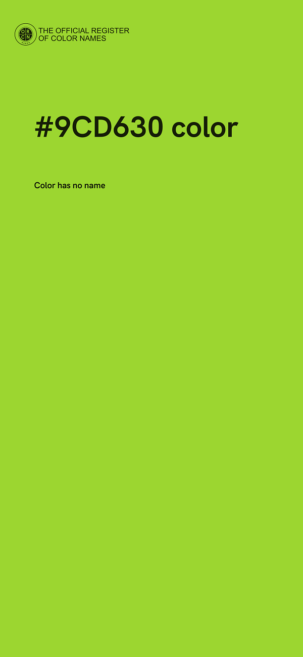 #9CD630 color image