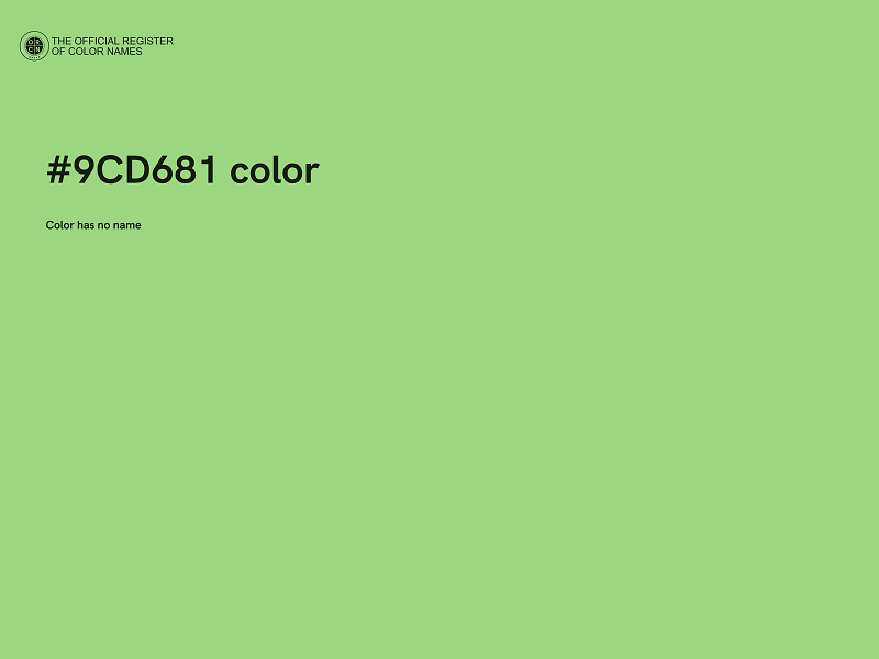 #9CD681 color image