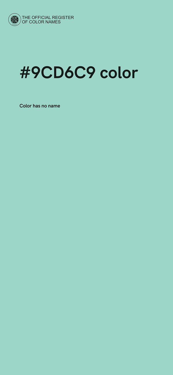 #9CD6C9 color image