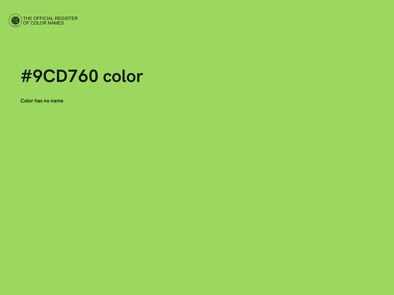 #9CD760 color image